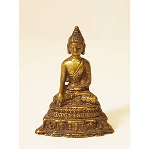 Scultura in bronzo raff.te Buddha in ... 