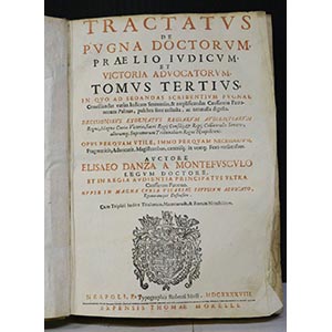 Tre volumi Tractatus de pugna ... 