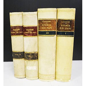 Quattro volumi STORIA DEI PAPI ... 