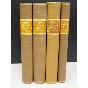 Quattro volumi LA CAMPAGNA ROMANA antica ... 