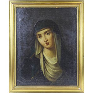 Scuola italiana del 700 “Ritratto di donna ... 