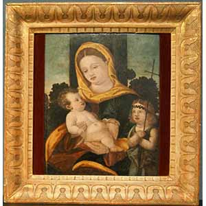 Scuola italiana di fine 500 Madonna, ... 