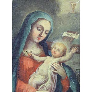 Scuola italiana 700 “Madonna e ... 