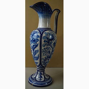 Lotto di vaso in ceramica dipinta ... 