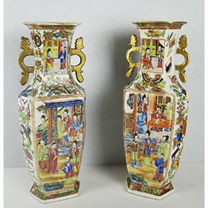 Coppa di vasi esagonali in porcellana ... 