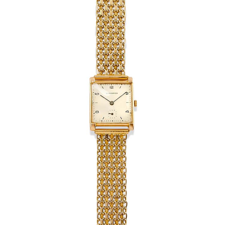 A 18K yellow gold wristwatch, ... 