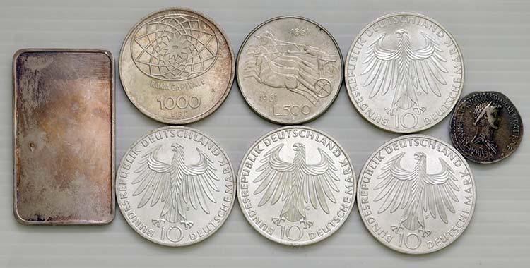 Varie. 7 monete in argento (di ... 