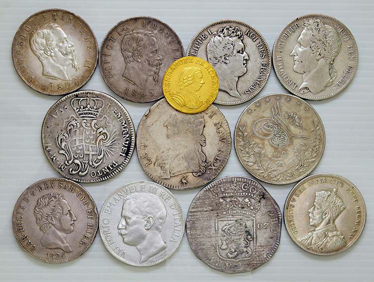Malta, Savoia, ecc. 12 monete, di ... 