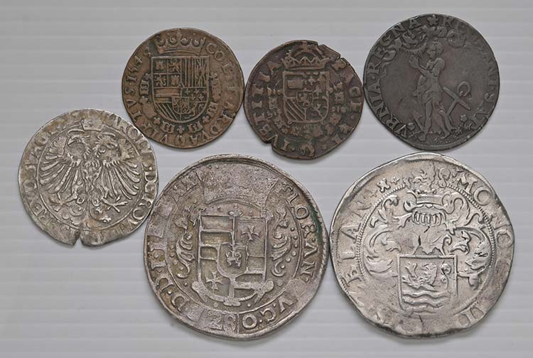 Olanda. Tre monete in argento, due ... 