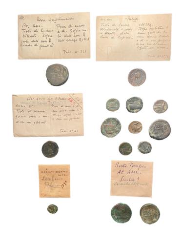 Lot of 14 bronzes from the ... 