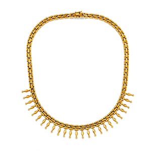 A 18K yellow gold necklaceWeight g 29,60 cm ... 