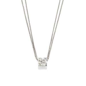 A 18K white gold and diamond pendantWeight g ... 