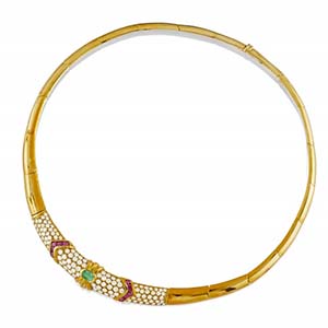 A 18K yellow gold, ... 