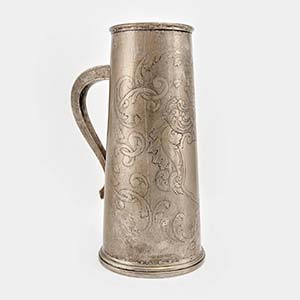 A silver ewer, Italy 20th Century, ... 