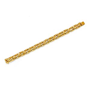A 18K yellow gold braceletWeight g 21,80 cm ... 