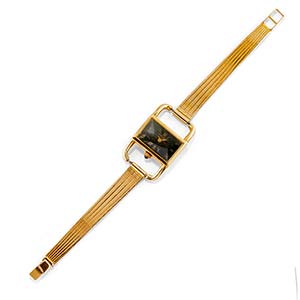 A 18K yellow gold ladys wristwatch, Baume & ... 