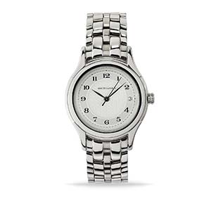 A stainless steel wristwatch, Hamilton, with ... 