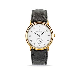 A 18K yellow gold wristwatch, Blancpainmm ... 