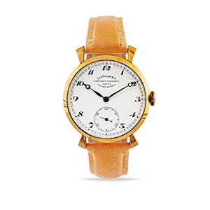 A 18K yellow gold wristwatch, Longines ... 