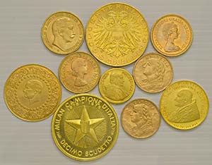 Varie. 7 monete in oro ... 