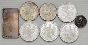 Varie. 7 monete in argento (di cui un ... 