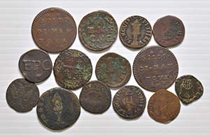 Mantova. 14 monete di varie epoche.