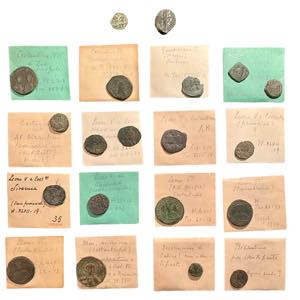 Lotto di 20 monete in bronzo di epoca ... 