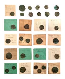 Lotto di 31 monete in bronzo di epoca ... 