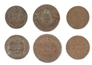 Lotto di 3 moneteJoao VI (1816-1822): 1820, ... 