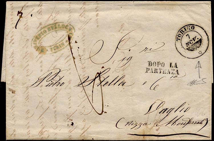 TORINO, doppio cerchio rosetta, ... 