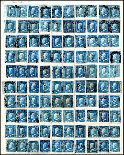 1859 - 2 grana, II tavola (7), ... 