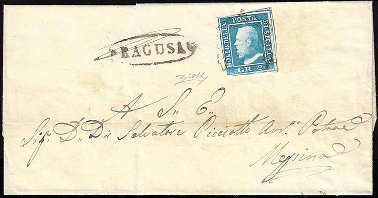 RAGUSA, ovale punti 12 - 2 grana ... 