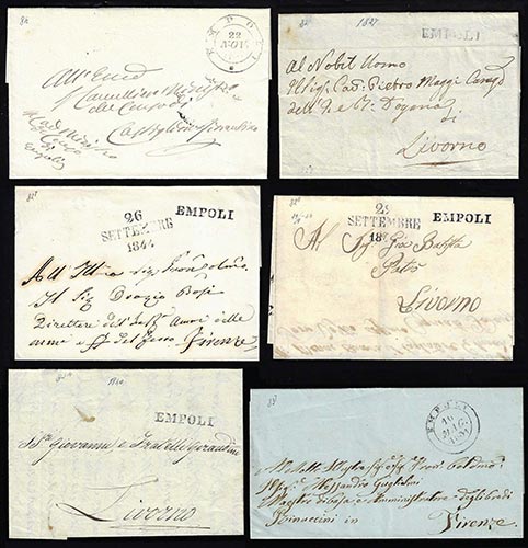 1827/1851 - Sei lettere ... 