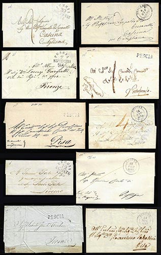 1834/1849 - Dieci lettere ... 