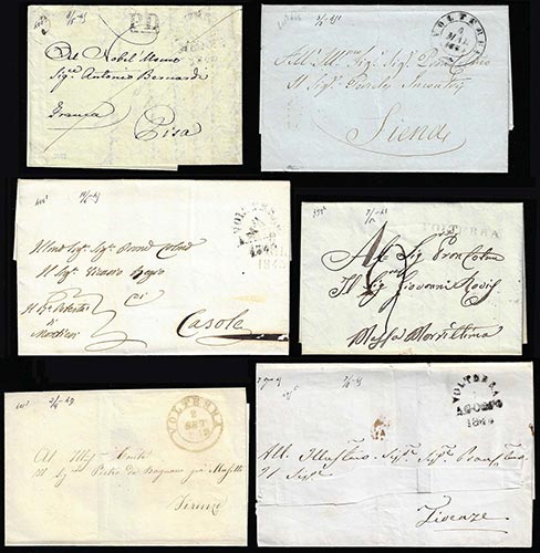 1841/1854 - Sei lettere ... 