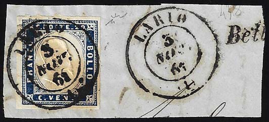 1861 - LARIO + Bellano corsivo non ... 