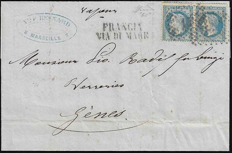 1870 - FRANCIA VIA DI MARE + ... 