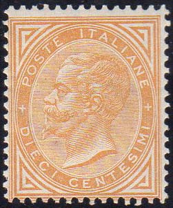 1863 - 10 cent. De La Rue, ... 