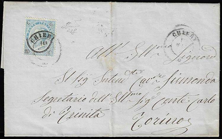 1866 - 20 cent. su 15 cent. Ferro ... 