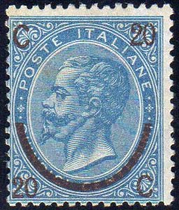 1865 - 20 cent. su 15 cent. Ferro ... 