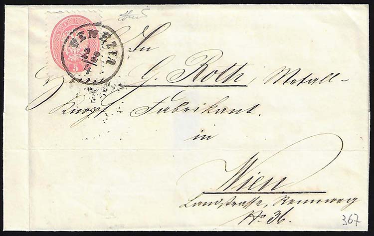 1860 - 5 soldi rosa, dent. 9 1/2 ... 