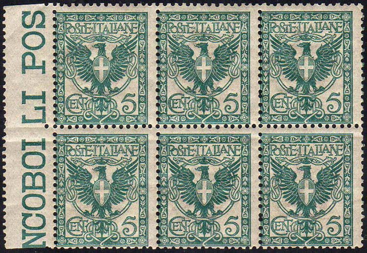 1901 - 5 cent. Floreale (70), ... 