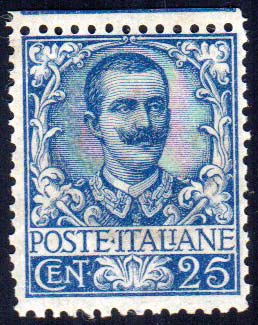 1901 - 25 cent. Floreale (73), ... 