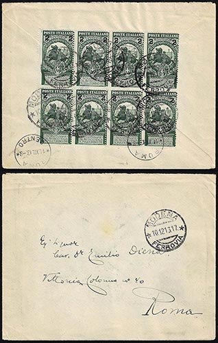 1913 - 2 cent. su 5 cent. Unità ... 