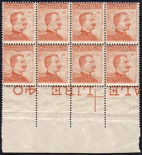 1916 - 20 cent. Michetti, senza ... 