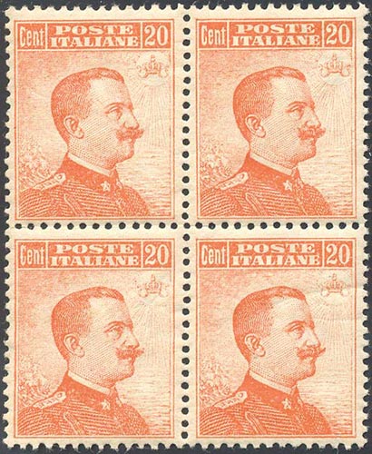 1916 - 20 cent. Michetti, senza ... 