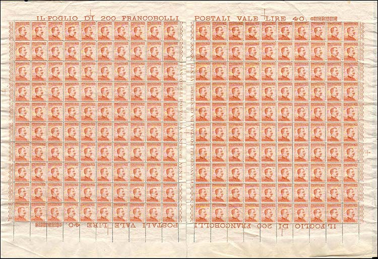 1916 - 20 cent. Michetti, senza ... 