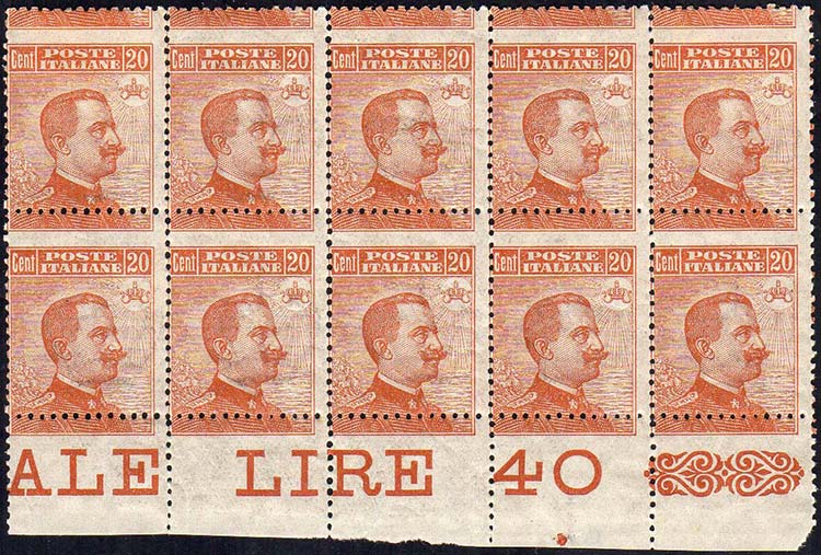 1917 - 20 cent. Michetti, con ... 