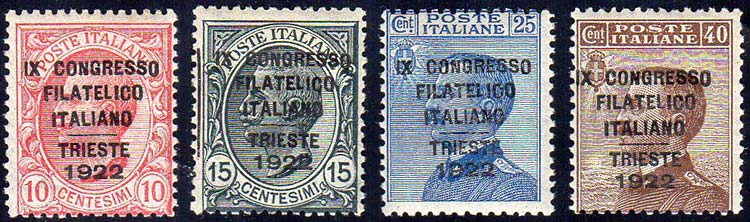 1922 - Congresso Filatelico ... 