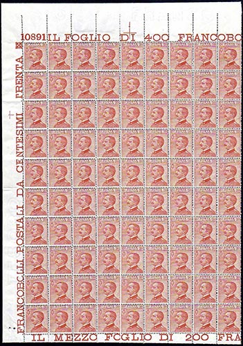 1922 - 30 cent. Michetti (127), ... 